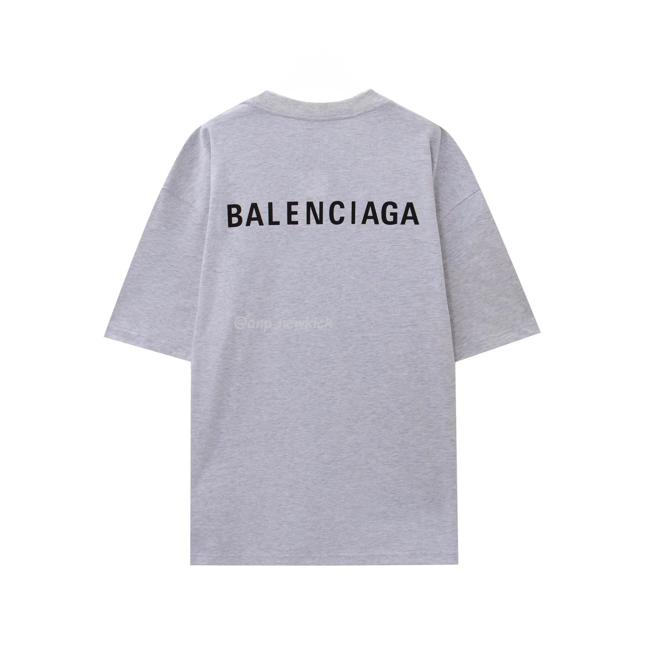 Balenciaga Logo T Shirt Grey (7) - newkick.app